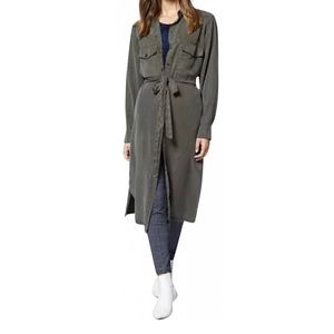 Sanctuary Boyfriend For Life Belted Shirt Size Small